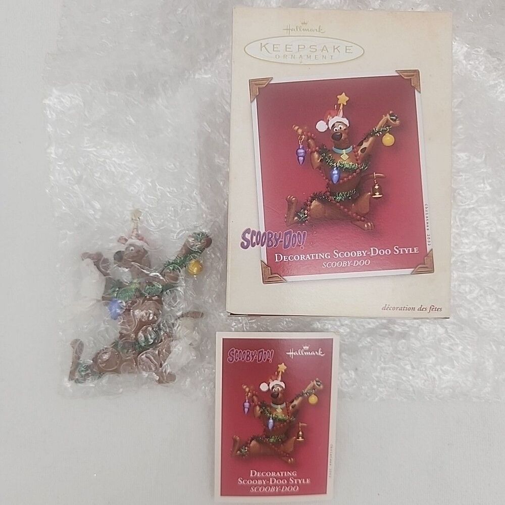 Ornament Hallmark Keepsake Scooby-Doo Style 2002 Warner Bros Hanna Barbera VTG